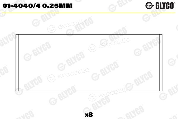 Glyco 01-4040/4 0.25mm