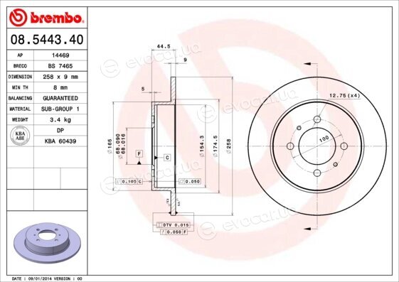 Brembo 08.5443.40