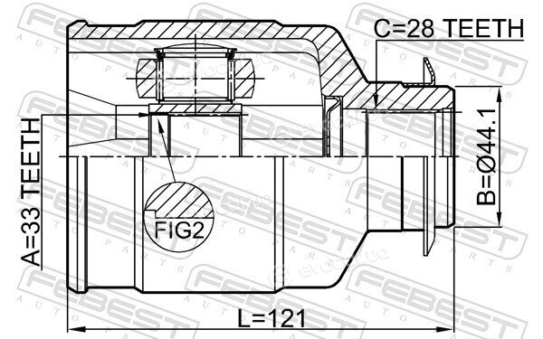Febest 1211-D7RH