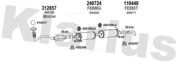 Klarius 361580E