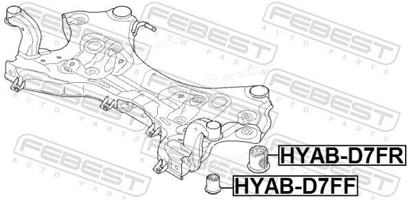 Febest HYAB-D7FR