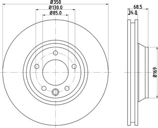 Hella Pagid 8DD 355 128-071