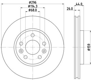 Hella Pagid 8DD 355 131-871