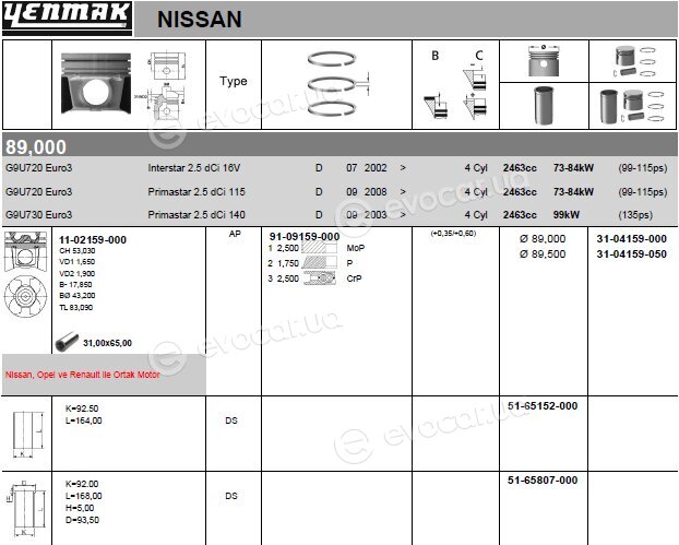 Yenmak 31-04159-050