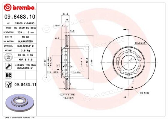 Brembo 09.8483.11