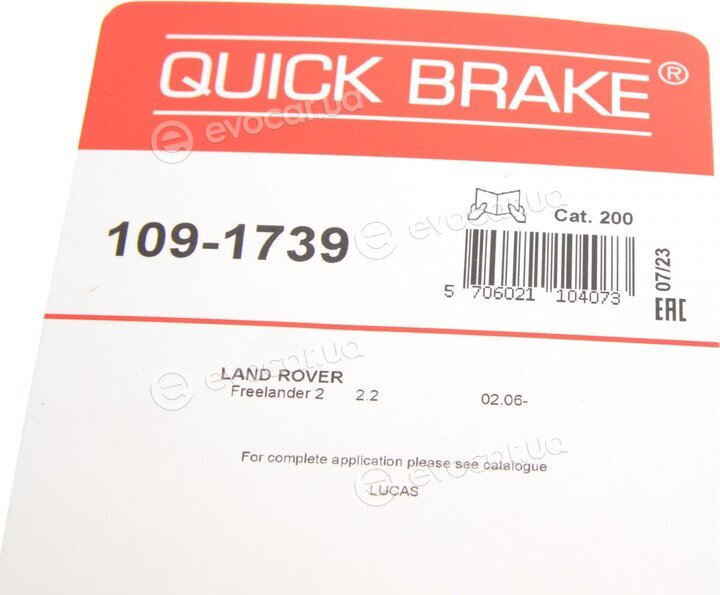 Kawe / Quick Brake 109-1739