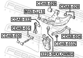 Febest 3220-SRXLOWRH