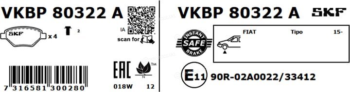 SKF VKBP 80322 A