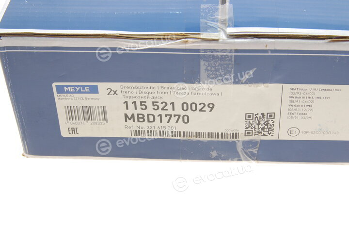 Meyle 115 521 0029