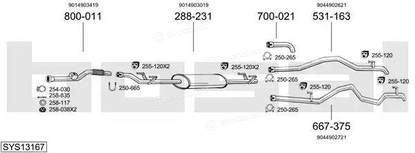 Bosal SYS13167