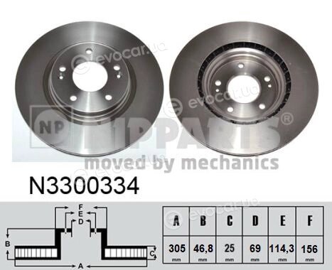 Nipparts N3300334