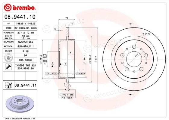 Brembo 08.9441.11