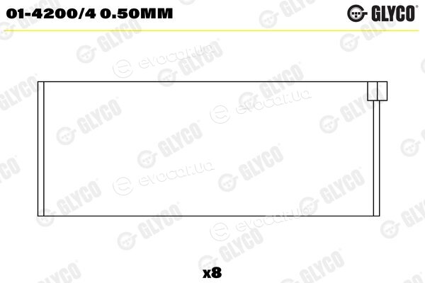 Glyco 01-4200/4 0.50mm