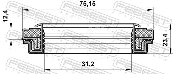 Febest 95RFW-32751223X