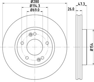 Hella Pagid 8DD 355 129-711