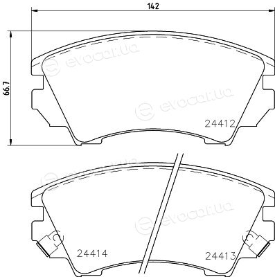 Hella Pagid 8DB 355 013-041