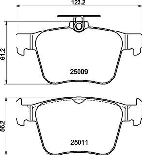 Hella Pagid 8DB 355 020-261