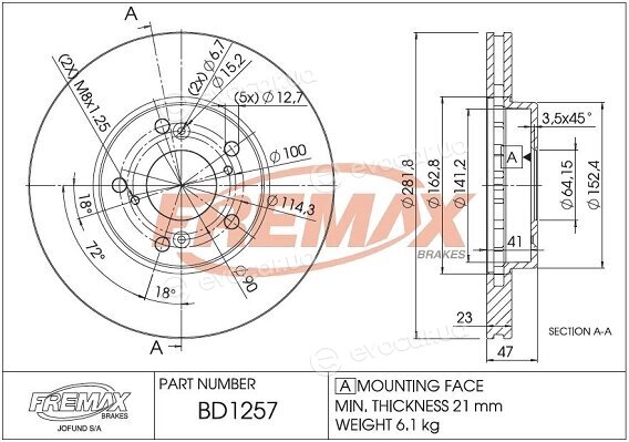 Fremax BD-1257