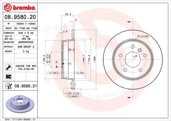 Brembo 08.9580.21
