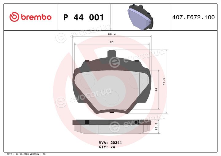 Brembo P 44 001