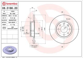 Brembo 08.5186.20