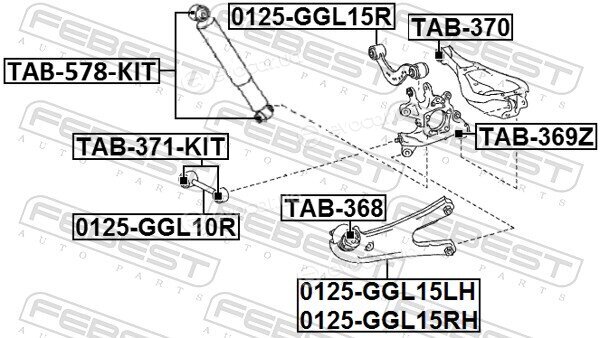 Febest TAB-371-KIT