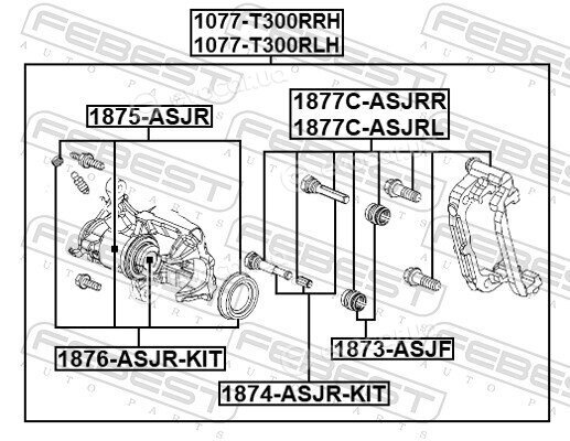 Febest 1077-T300RRH