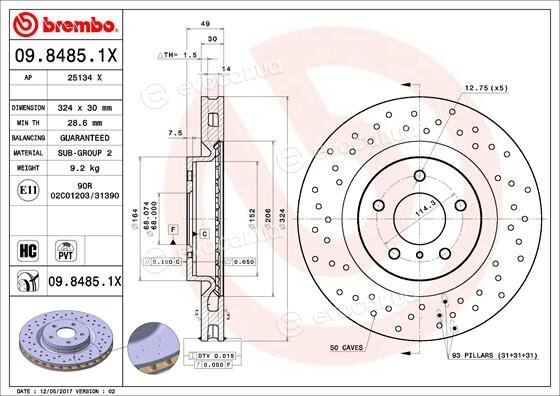 Brembo 09.8485.1X