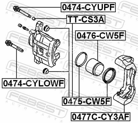 Febest 0477C-CY3AF