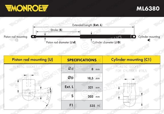 Monroe ML6380