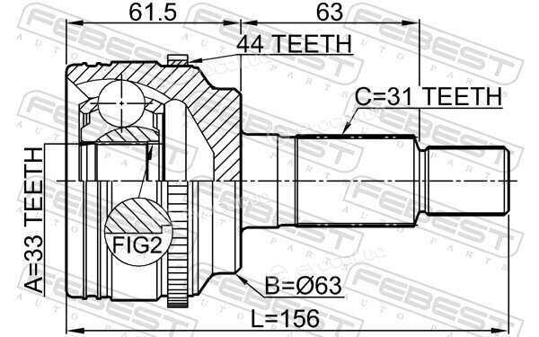 Febest 0510-ERA44