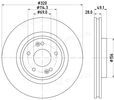 Hella Pagid 8DD 355 125-121