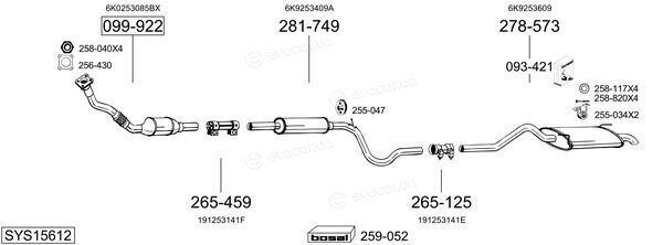 Bosal SYS15612