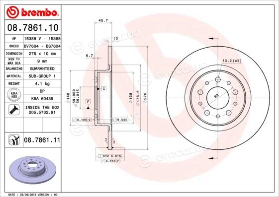 Brembo 08.7861.11