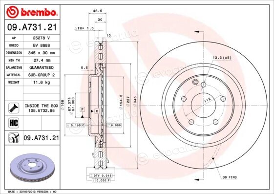 Brembo 09.A731.21