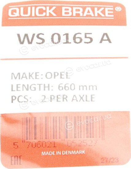 Kawe / Quick Brake WS 0165 A