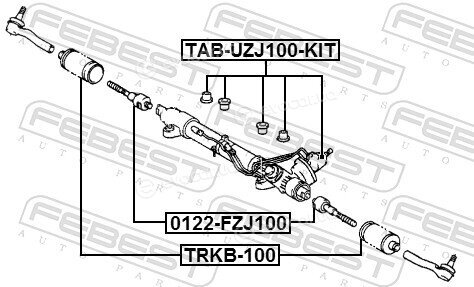 Febest TAB-UZJ100-KIT