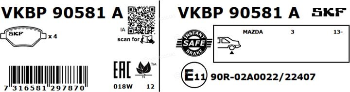 SKF VKBP 90581 A