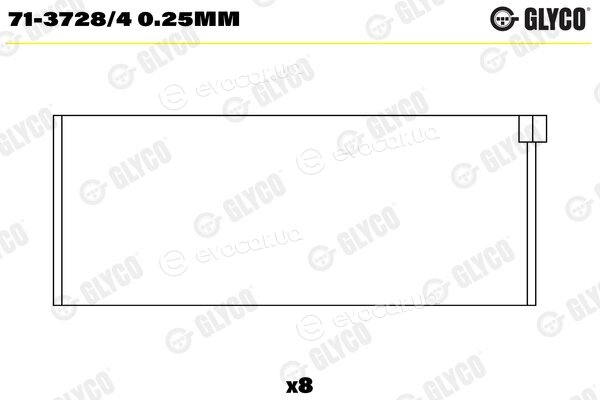 Glyco 71-3728/4 0.25mm