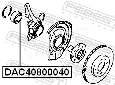 Febest DAC40800040