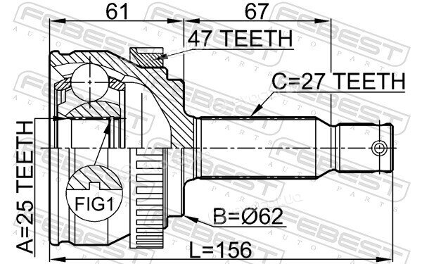 Febest 1210-NFA47