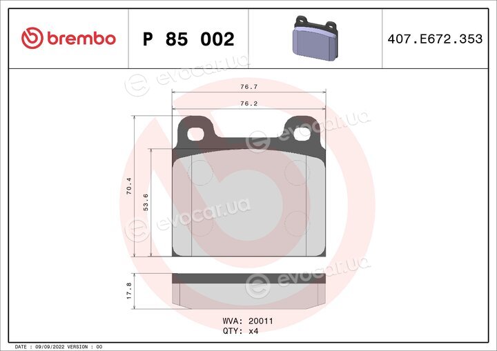 Brembo P 85 002