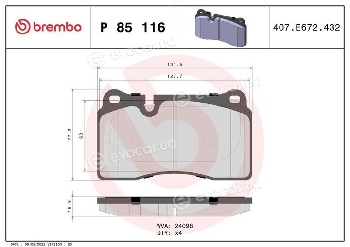 Brembo P 85 116