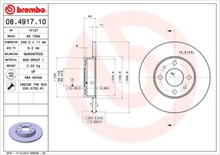 Brembo 08.4917.10