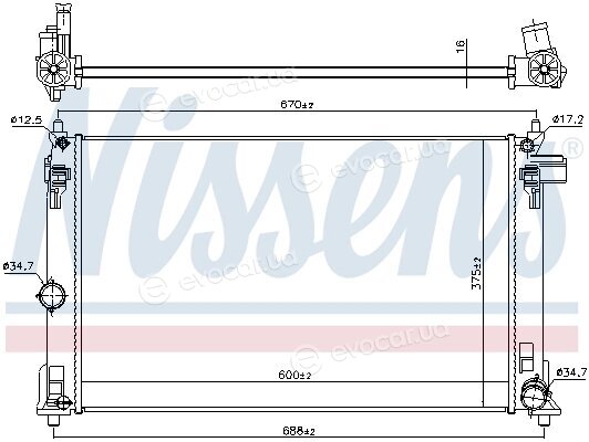 Nissens 606838