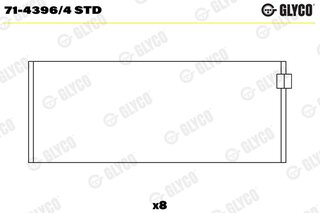 Glyco 71-4396/4 STD
