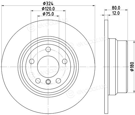 Hella Pagid 8DD 355 107-771