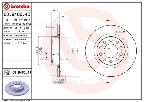 Brembo 08.9460.41