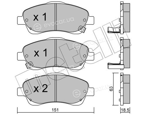 Metelli 22-0450-0