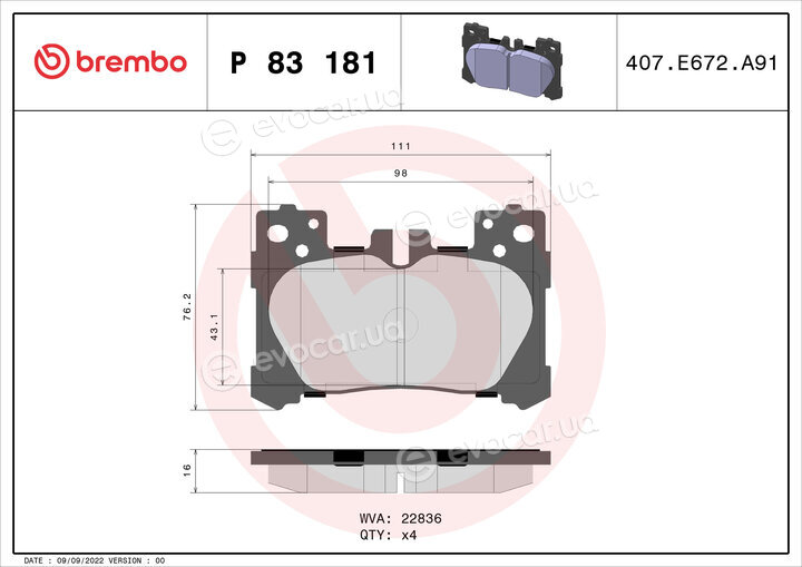 Brembo P 83 181